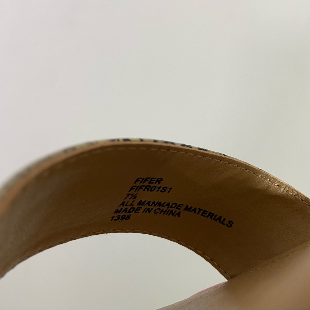 Steve Madden Fifer Faux Snakeskin Espadrilles Pla… - image 7